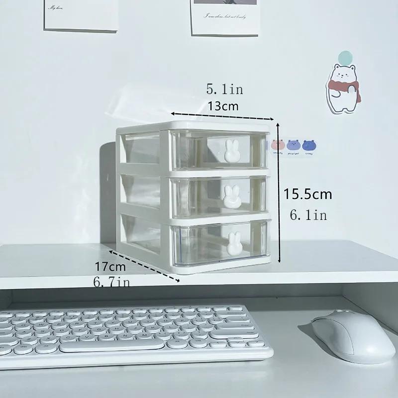 Многофункциональный настольный органайзер с ящиком для хранения ручек и полкой для хранения аксессуаров для волос