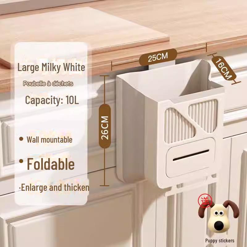 Многофункциональный складной кухонный шкаф для мусора с большим отверстием