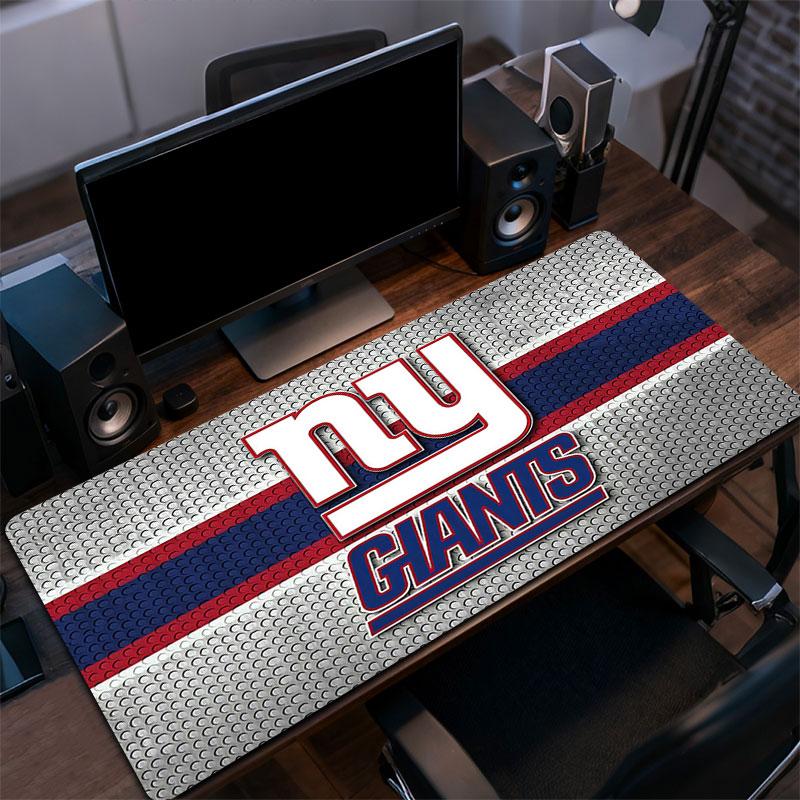New York Giants Mouse Pad, Large Gaming Desk Mat, Non-slip XXL Mousepad for Laptop & Tablet, Mini PC Playmat with Stitched Edges