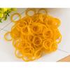100gDIY Yellow rubber band Grooming Pet Hair Rubber Band  Dog Cat Hair Accessories   mini latex ring cowhide disposable 2size