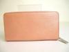 Оригинальный кошелек LOUIS VUITTON Epi из кожи светло-розового цвета с круговой молнией Zippy #a804 Восстановленный