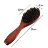 Natural Boar Bristle Hairbrush Massage Comb Smooth Hair Airbag Wooden Comb Smooths Frizz Anti -Static Hair Comb Styling Tool
