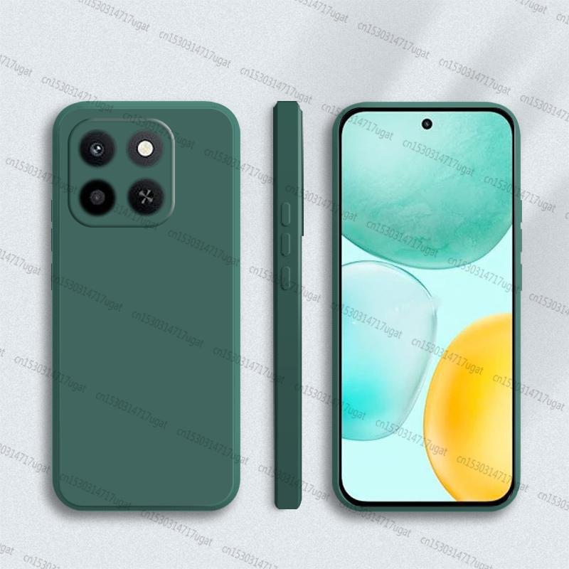 Чехол-накладка для Honor X6C Honor X6C Противоударный Защита от ударов Мягкий Жидкий Силиконовый Чехол для телефона Для Honor X6C Чехол 6,61 дюйма