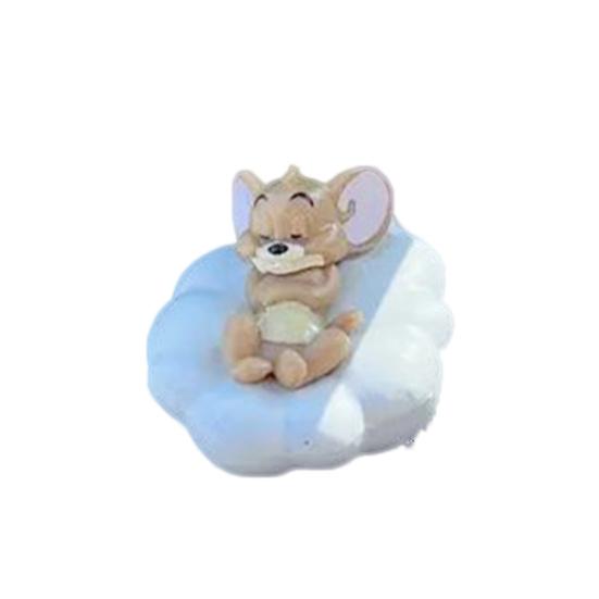 T-ом и Джерри Полимерная фигурка Милый спящий кот-мышь Украшение на приборную панель автомобиля Настольное украшение Коллекционный мультяшный персонаж для автомобиля дома