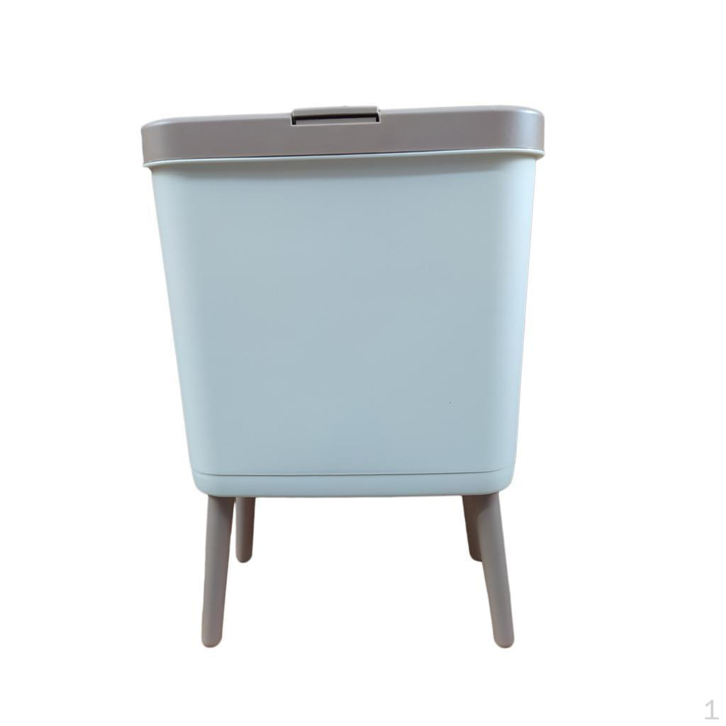 Мусорный бак для ванной, корзина для мусора с пресс-верхними крышками, прямоугольная мусорная корзина) Мусорные баки для туалета