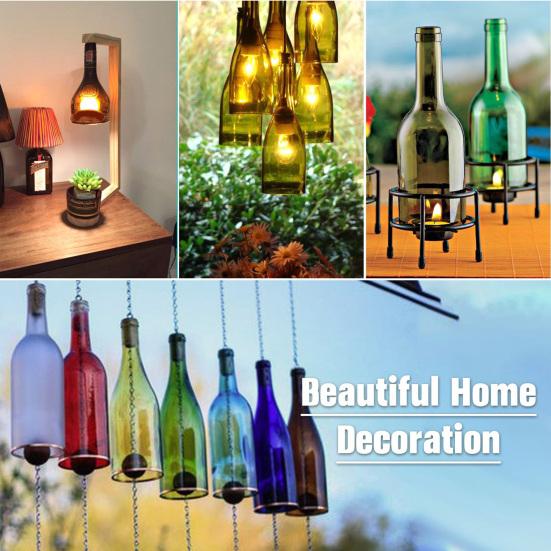 Набор для резки стеклянных бутылок. Острый дизайн лезвий. Точная резка. Простота использования.