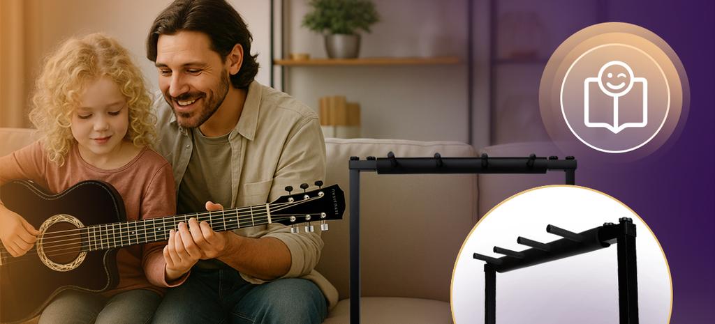 MusicMate MM-AG80 Tenuto Guitar Stand