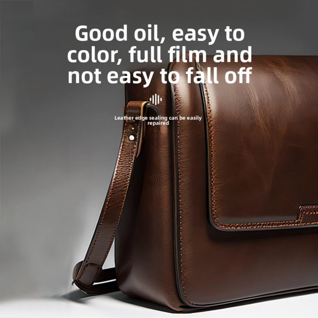 30g Leather Edge Oil - Repair Wear, Peel, and Color Loss - Suitable for Bags, Shoes, Jackets, Sofas, and All Leather Products