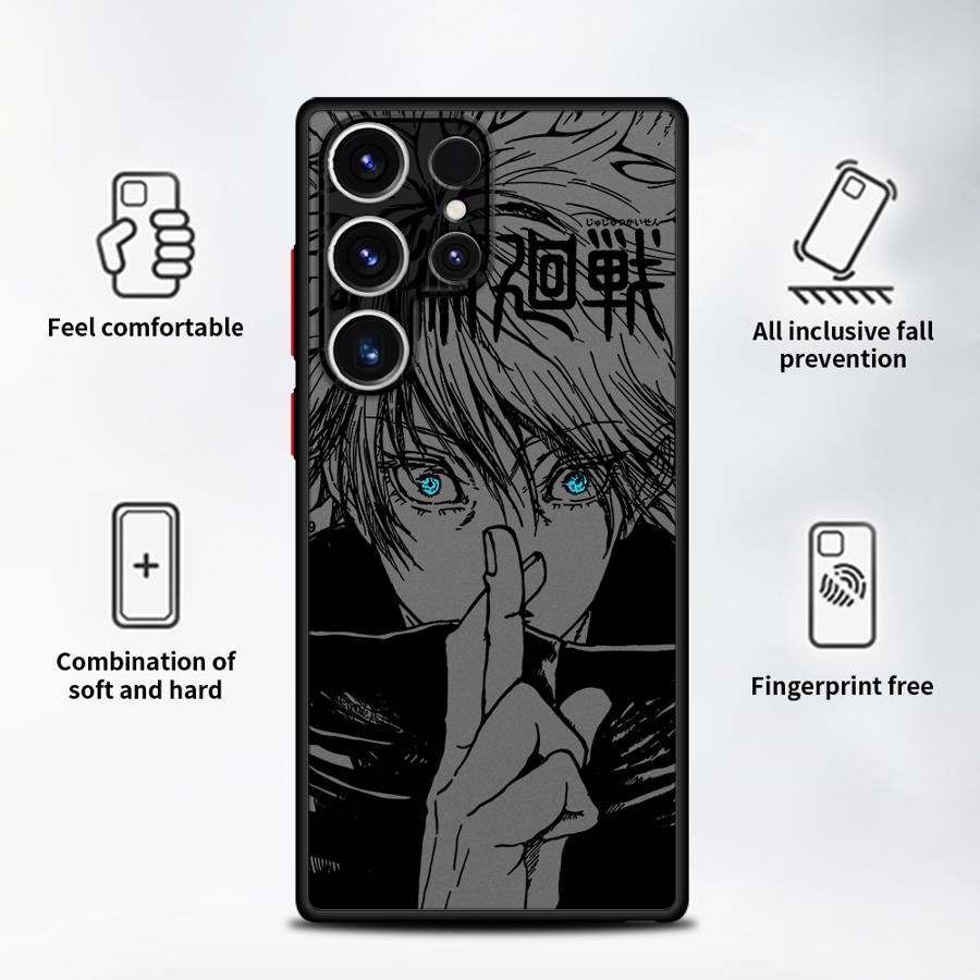 Чехол Back Phone Cover Case для Samsung Galaxy S20 FE Note 20 Ultra 10+ S24 Plus S26 S22 S21 S25 Ultra S23 FE Японское аниме