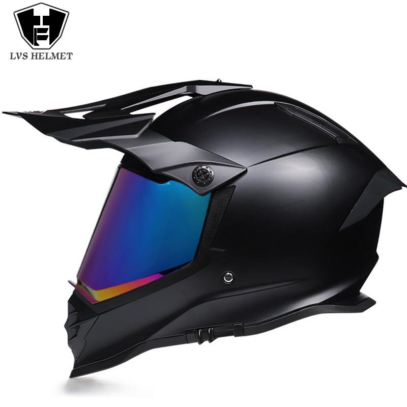 Off-road Rally Helmet Full Helmet Locomotive Long-distance Men's and Women's Multifunctional New Double Lens Highway Rally Universal in All Seasons