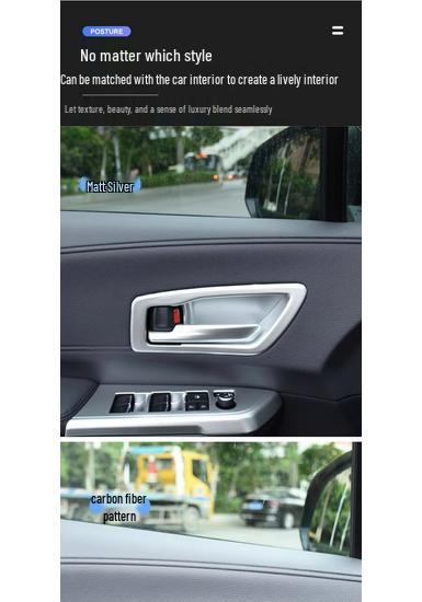 Декоративные наклейки на вентиляционные отверстия салона Toyota Sienna Матовый серебристый