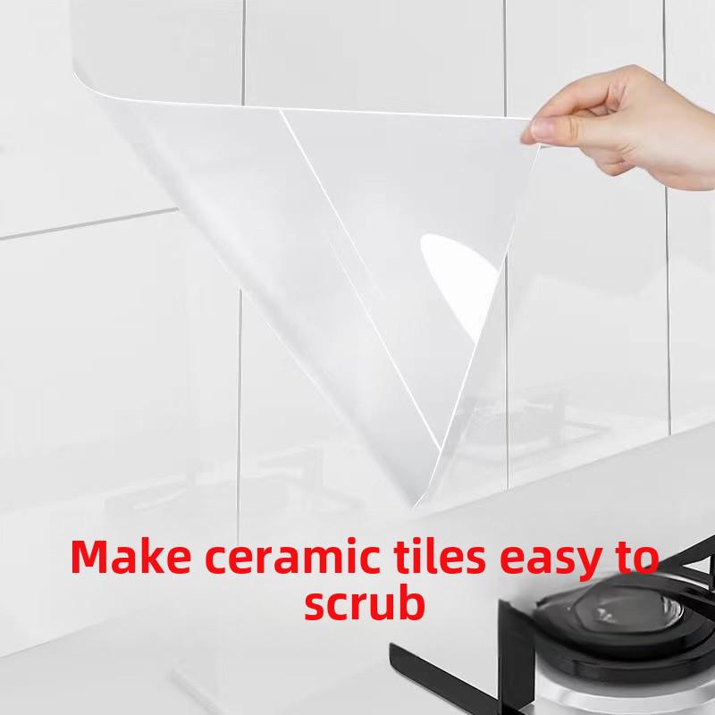 Waterproof, Oil-, Fire-, Heat-, and Moisture-Resistant Self-Adhesive Tin Foil Kitchen Cabinet and Stove Stickers, Thickened and Mildew-Proof.