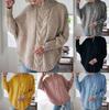 New Loose Bat Sleeve Fried Dough Twists Sweater Pullover Female