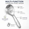 Slotted Bowl Multifunction Strainer Spoon Fine Grater Slotted Pasta Spoon  Bottle Opener