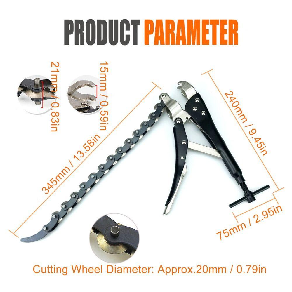 Universal Fit Locking Chain Pliers Exhaust Pipe Cutter For Copper Pipe