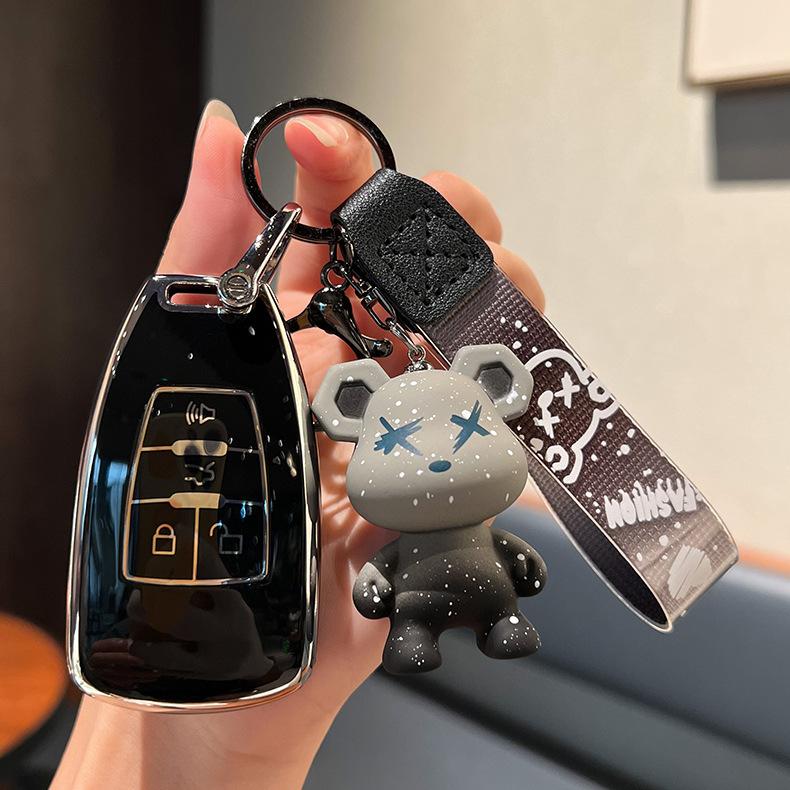 Подходит для чехла для ключей BAIC SenovaD50Оболочка для ключаD70ZhixingX55Футляр для автомобильного ключаX65Брелок