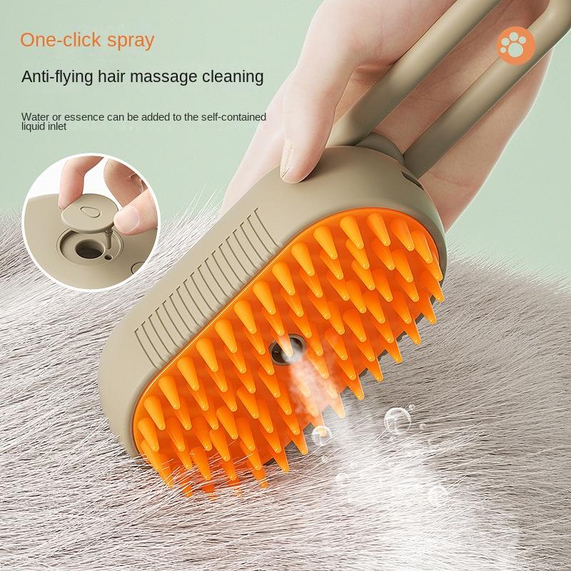 Cat Steam Brush Steamy Dog Brush 3 In 1 Electric Spray Cat Hair Brushes for Massage Pet Grooming Comb Hair Removal Combs