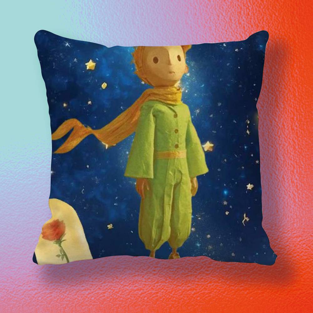 Classic LLittle PPrincep Doublesided printed pillow cover Solid color minimalist pillowcase fits all bedroom styles