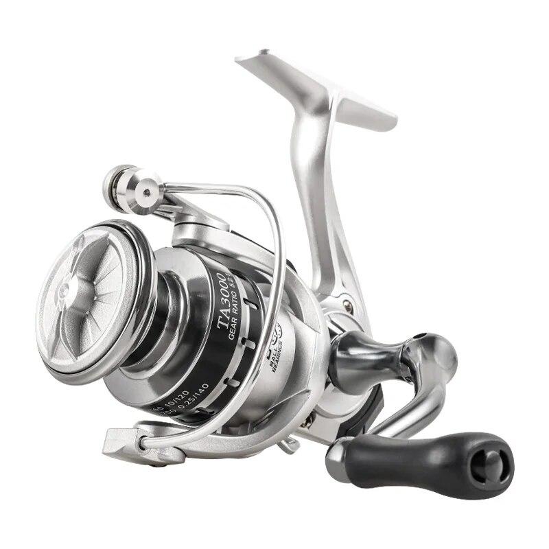 New Spinning Fishing Reel Ultra Light Maximum Drag 10kg Spinning Metal Rocker Arm Fishing Reel for Carp Pike Bass Fishing Coil 2000-7000 Series