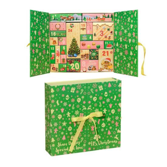 Christmas Advent Calendar 2025 24 Days Christmas Countdown Calendar with 24 Empty Boxes DIY Refillable Gift Boxes for Boys Girls Teens Adults