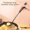Wok Spatula And Ladle Set Extended Handle Spatula Smooth Edges Soup Spoon Scratch-free Cooking Utensil