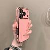 Осенне-зимний кожаный чехол для мобильного телефона iPhone17Pro Apple 16Pro high-end 15Pro 14Pro простой