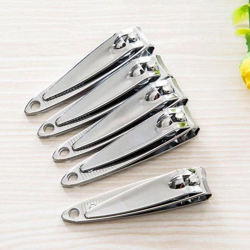 Прочный набор для маникюра из нержавеющей стали с плоским и angled edge кусачками для ногтей для мужчин