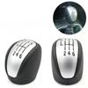 Для Renault/Laguna MK3 2007-2014 PU 6-ступенчатая механическая ручка переключения передач, кожаный рычаг переключения передач, ручной шарик 2008 2009 2010 2011 2012 2013
