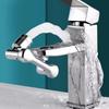 Поворотный смеситель для раковины с углом поворота 1080°, аэратор, набор смесителей для ванной комнаты, смеситель для мытья лица, полоскания горла и промывания глаз
