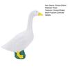 Goose Statue Resin Garden Sculpture Lifelike Details Decorative Porch Goose Figurine Multi-Purpose Ornament
