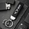 4S Dealership Car Emblem Keychain Calfskin Auto Key Chains For MINI One Cooper JCW Countryman Clubman Cabrio Paceman Coupe WORKS uylez55