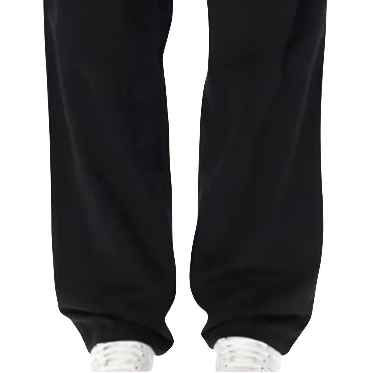 Carhartt WIP Single Knee Pant SS23 Solid Color Zipper Fly Straight Leg Work Pants Men pants Black I031499-89-GD