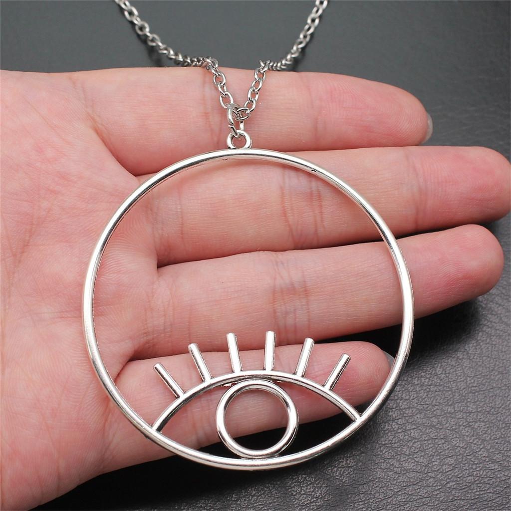 Рука Фатимы Глаз Гора Амулет Защиты Подвеска Античный Бронзовый Металл Женское Ожерелье Хот Сейл