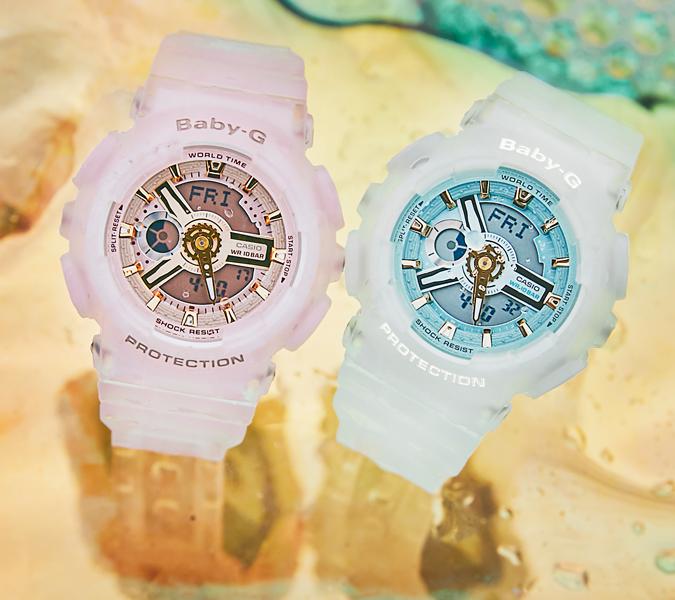 CASIO BABY-G BA-110SC-4ADR Модные мужские и женские наручные часы