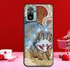 Чехол Fox в японском стиле для Redmi Note 10 Pro, чехол для Redmi Note 11 Pro, Note 8, 9 Pro, 9S, 10S, 11S, 9C, 9A, 9T