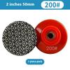 M10 M14 Резьба 2'' 50 мм Алмазные ручные полировальные электрогальванические шлифовальные круги Шлифовальный диск для стекла гранита мрамора бетона