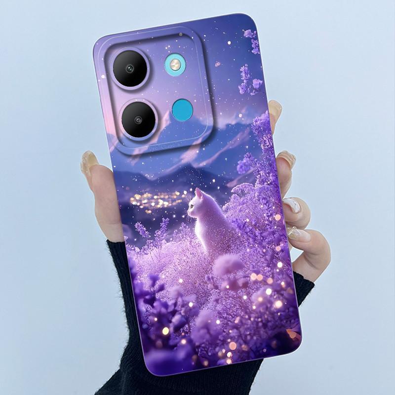 Чехол для Infinix Smart 7 X6515 Smart 7 HD X6516 Модный Простой Чехол Мягкий Силиконовый Чехол для Телефона Для infinix Smart7 Plus Чехлы