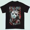 Мужская графическая футболка Falling in Reverse черная повседневная свободного кроя с принтом FALLING IN REVERSE, с коротким рукавом, с круглым вырезом, для взрослых