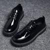 Модная Нескользящая Черная Рабочая Шнуровка Увеличивающая Рост Мужская Кожаная Обувь По Акции ПУ Роскошная Распродажа Слипоны Новая Ретро Мужская Повседневная Обувь