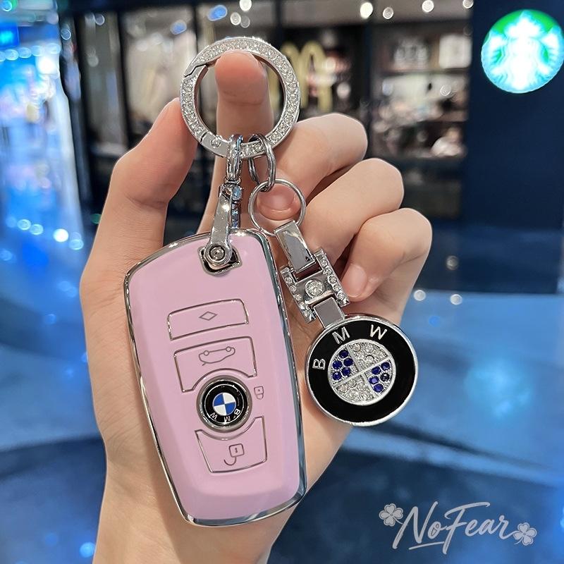 TIIU6 Car Remote Key Case Cover Protector For BMW 1 2 3 4 5 6 7 Series X1 X3 X4 X5 X6 F36 F25 F26 F30 F34 F10 F07 F20 Z10 Car stickers