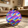 1pc Polka Dot Rainbow Size 5 Soccer Ball Professional Match Training Football Indoor &Outdoor Sports Ball Lightweight Durable m6522