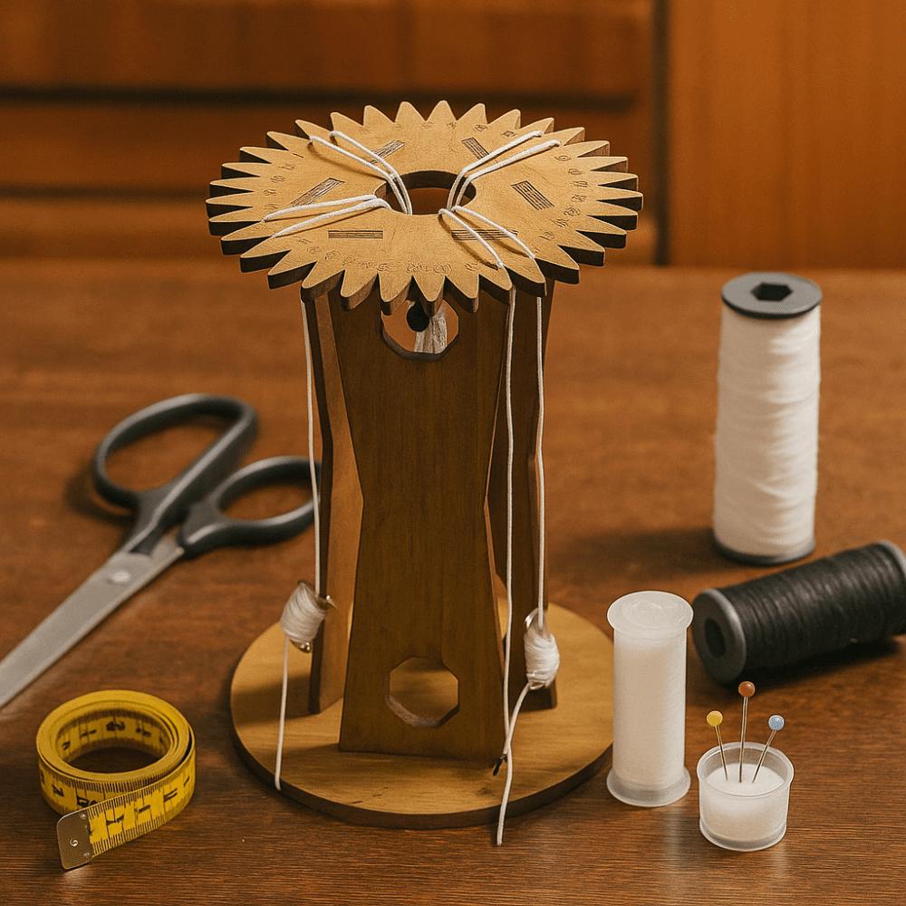 Плетение Дерево Плетение Диск Шнур DIY Браслет Вязальный Диск с Деревянными Ручками Ручной Работы Плетеный Ручной Шнур Рама для Плетения