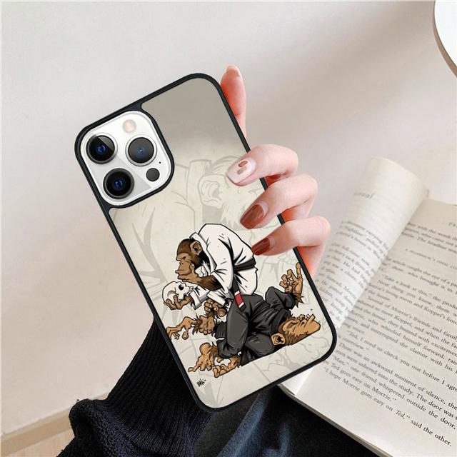 Спорт Единоборства ММА Бой Джиу-джитсу Чехол для телефона Для iPhone 17 Air 16 15 14 13 12 Pro Max 11 Pro Max Plus Coque