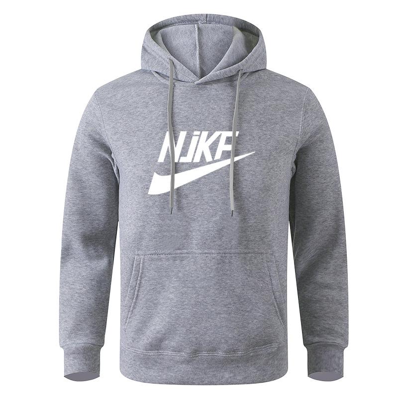 New men's and women's autumn and winter fleece hoodie jacket NjKF mother print foreign trade leisure sports hoodie trendy men's