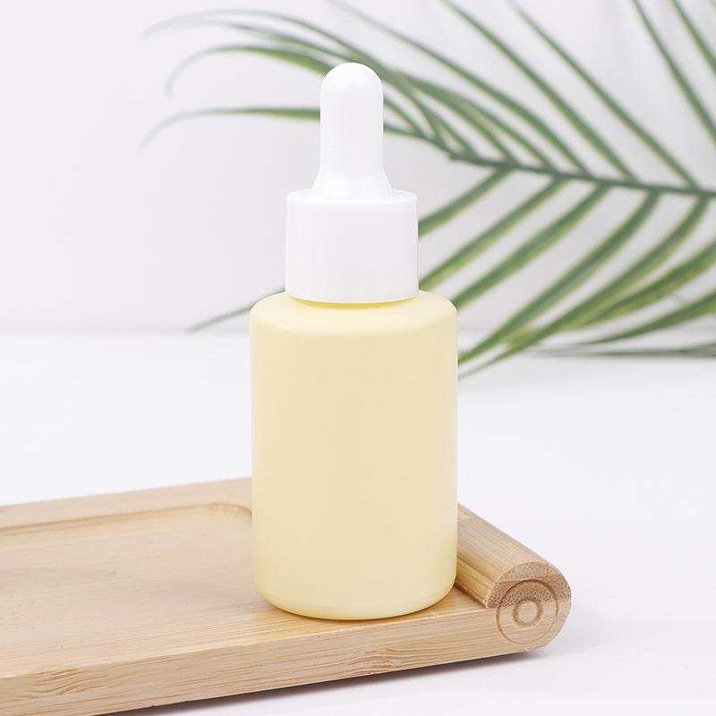 30 мл Макарон Круглые Толстые Стеклянные Флаконы-Капельницы Для Эфирных Масел Эссенции Пипетки Для Капель Для Глаз Колпачок Многоразового Использования