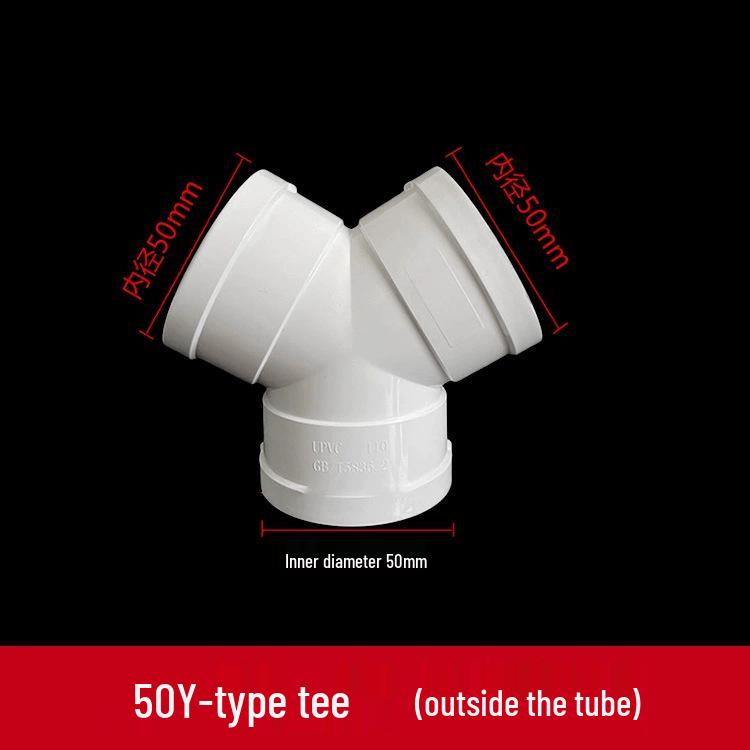 PVC Drainage Reducing Unequal Tee with Inspection and Socket Spigot