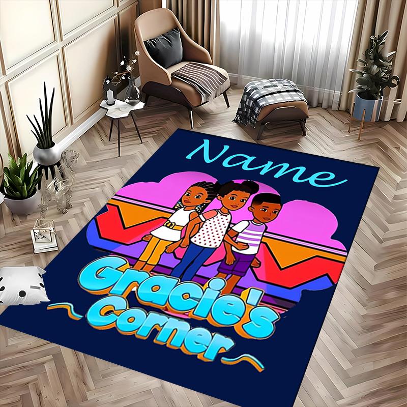 Custom personalization Gracies Corner Area Rug - Perfect For Kitchen, Bathroom,Laundry Room Decor Large Size Available,Gift All Seasons