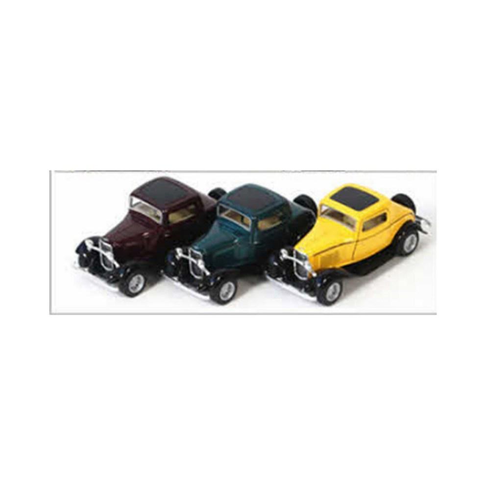 Kinsmart 1:Модель автомобиля Ford 3-Window Coupe, масштаб 1:32, случайный цвет (1шт)