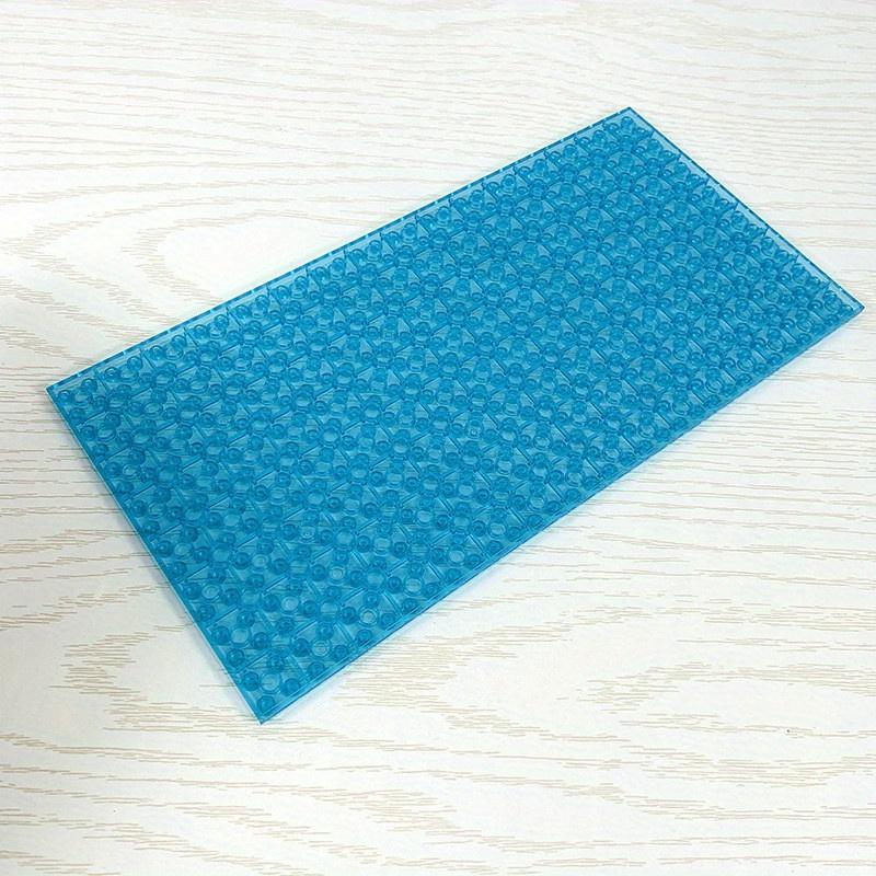Transparent Base Plate Double-Sided Baseplate for Figures Building Blocks Toys Leduo Kid City Plates Plastic Blocks