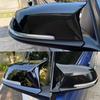 Глянцевая Черная Накладка на Зеркало для BMW 5 Серии F10 F11 F18 F07 640i 2014~2018